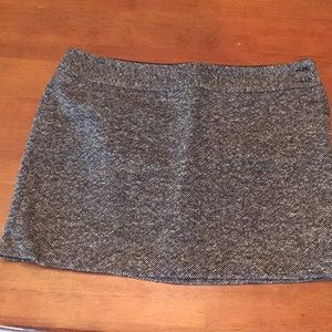 Tweed mini skirt